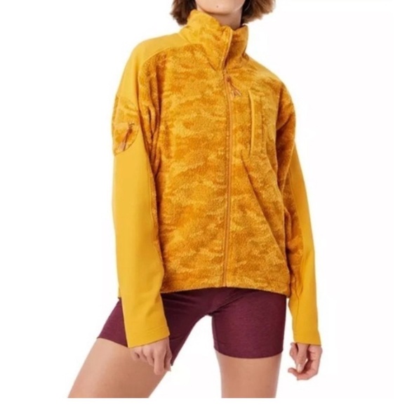 NEW Outdoor Voices Primo Fleece cider cloud Jacket size S - Picture 5 of 13